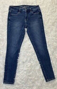American Eagle Dark Wash Skinny Jeans Women’s Size 6 Regular Stretch Denim